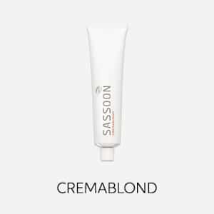 Sassoon Cremablond high lifting blonde shades with crystal, clear cool reflections