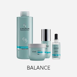 System Professional Balance care line for sensitive and healthy scalp